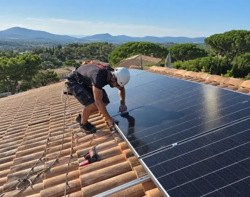 Installateur panneaux solaires Veyrignac — pose photovoltaïque sur toiture