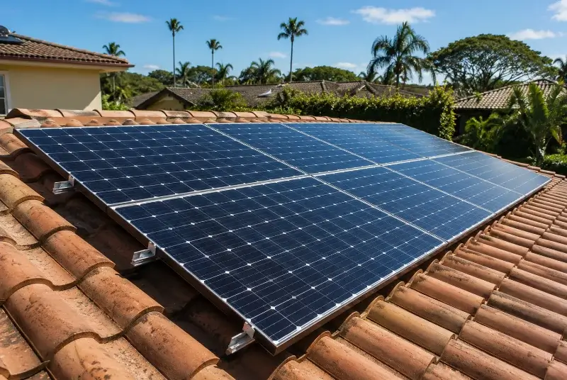Installation de panneaux solaires à Veyrignac